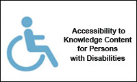 مؤتمر المحتوى المعرفيّ للأشخاص ذوي الإعاقة:سهولة الوصول